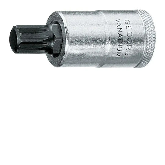 Gedore Bit-Stecknuss mit Spline-Bit und Antriebsvierkant 1/2'' Größe M6x55mm 1Stück
