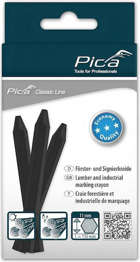 Pica Eco Black Chalk 12 Pieces