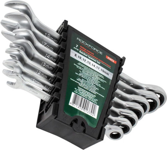Rockforce Set Ratchet Wrenches 7pcs