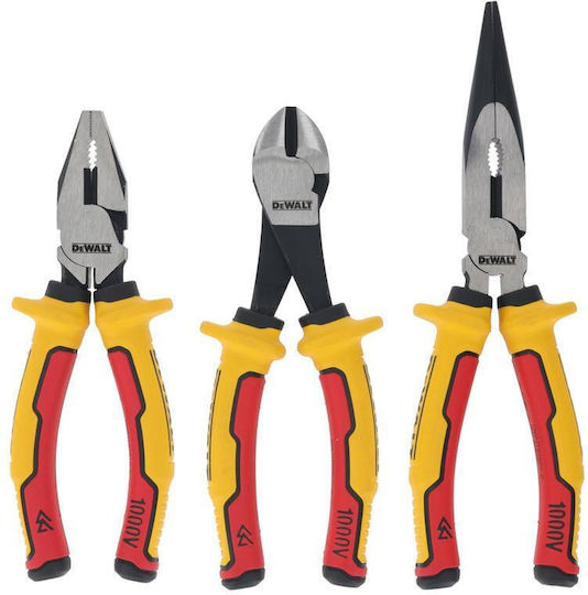 DEWALT Dewalt Zangensatz Elektriker 3 Stück