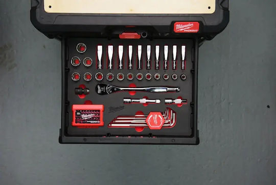 Milwaukee Tool Tray with 70 Tools