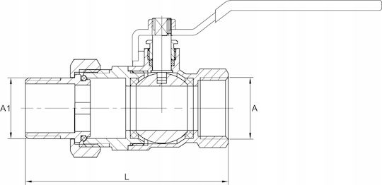 Ball Valve Gland Union 1 Inch PN30