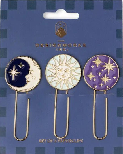 Designworks Celestial Απλοί Σελιδοδείκτες 3τμχ