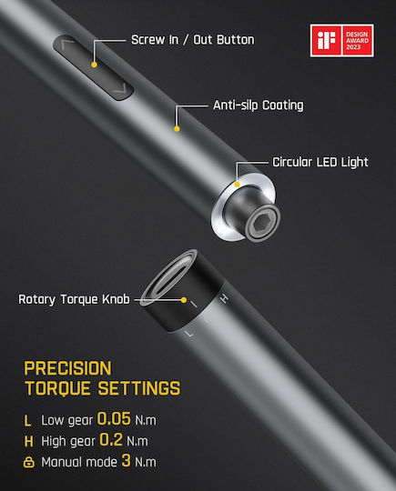 Fanttik Κατσαβίδι Μπαταρίας 3.7V 1x0.35Ah