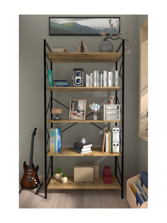 Bibliothek Atlanticα Beige 90x30x180cm