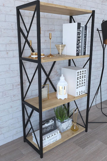 Brown Bookcase 114x36x70cm