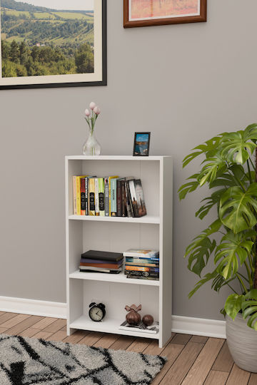 Bücherregal Weiß 108x20x108cm