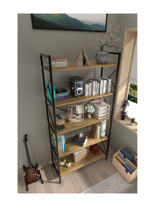 Bibliothek Atlanticα Beige 90x30x180cm