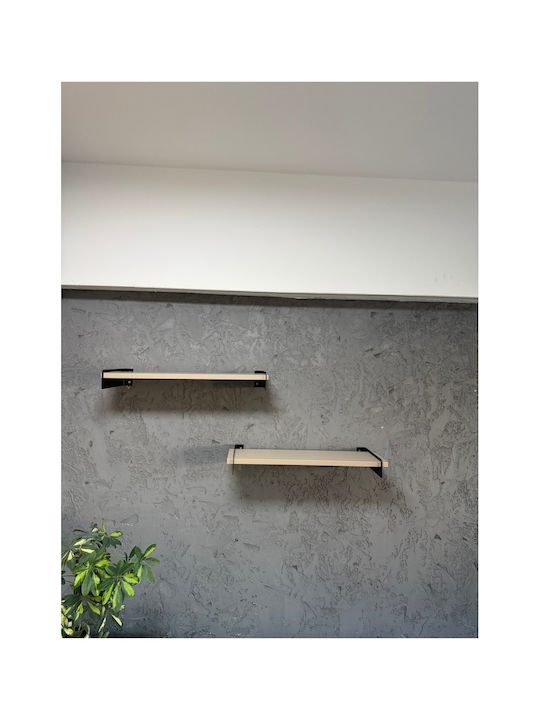 White Bookcases (2 Pieces) 60x16x7cm