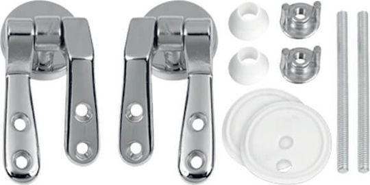 Metal Hinges Wc Caps 2 Pieces 8055118133746