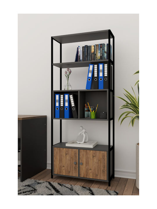 Bibliotecă Multicolor 76x30x181 cm