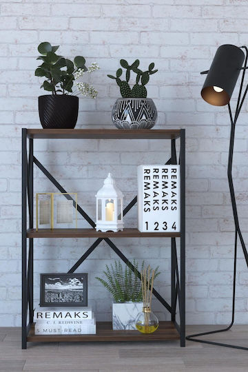 Brown Bookcase 78x36x70cm
