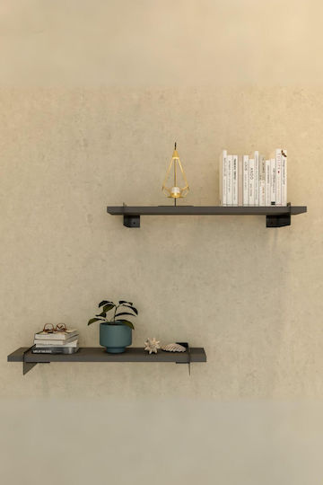 Wall Shelves White 2 Pieces