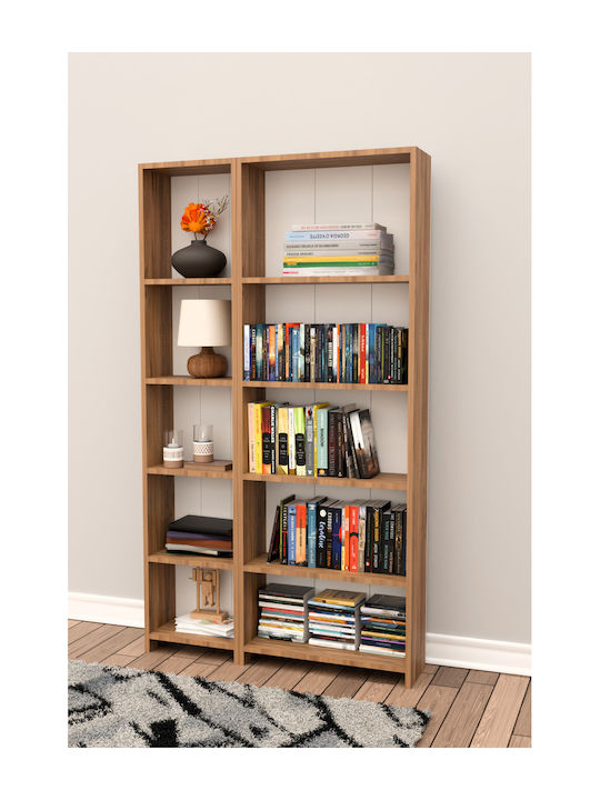 Bücherregal Gold 93x20x169cm