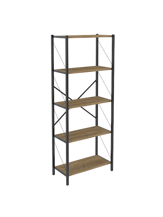 Brown Bookcase 60x30x70cm
