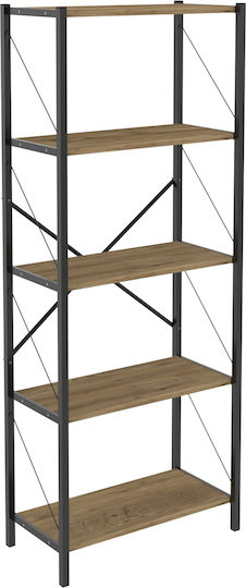 Βιβλιοθήκη Καφέ 60x30x70εκ.