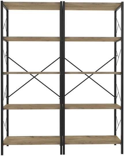 Βιβλιοθήκη Καφέ 151x30x30εκ.