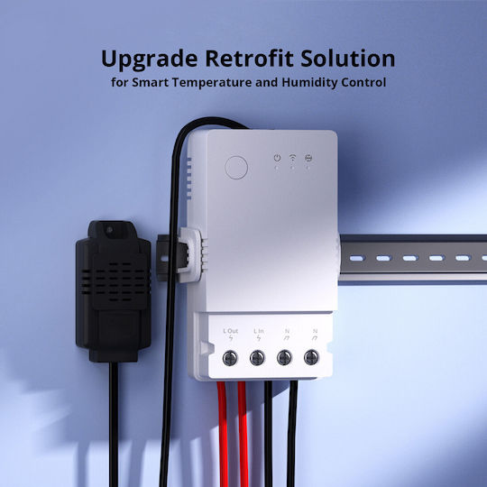 Sonoff Smart Elektrische Messgeräte Thermostat Feuchtigkeitskontrolle Thr320 Wi-fi 20a