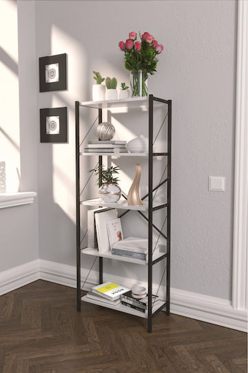 White Bookcase 150x30x150cm