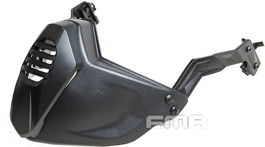 Μασκα Soft Κάτω Γνάθου Κράνους Fast Mandible Fma Black