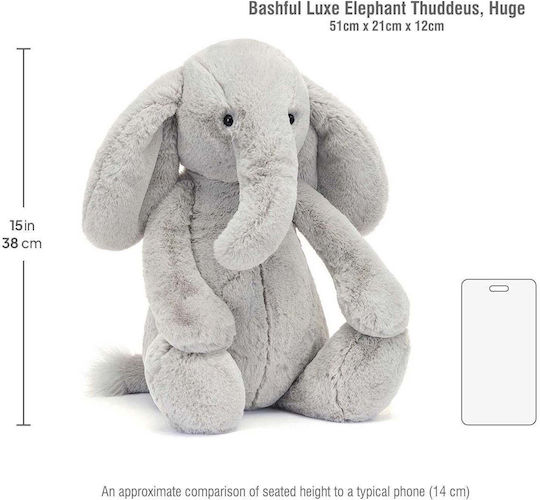Jellycat Плюшено Слонче Toy Bashful