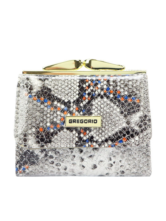 Kleines Leder Damenbrieftasche Gold