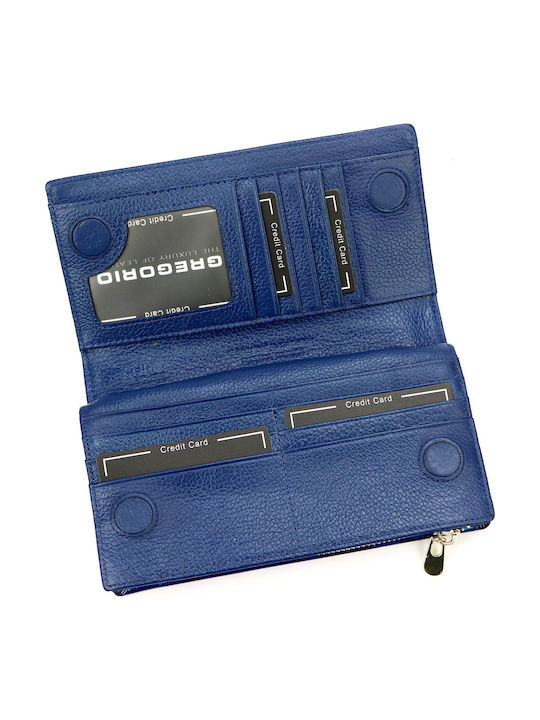 Small Leather Women's Wallet with RFID Gold