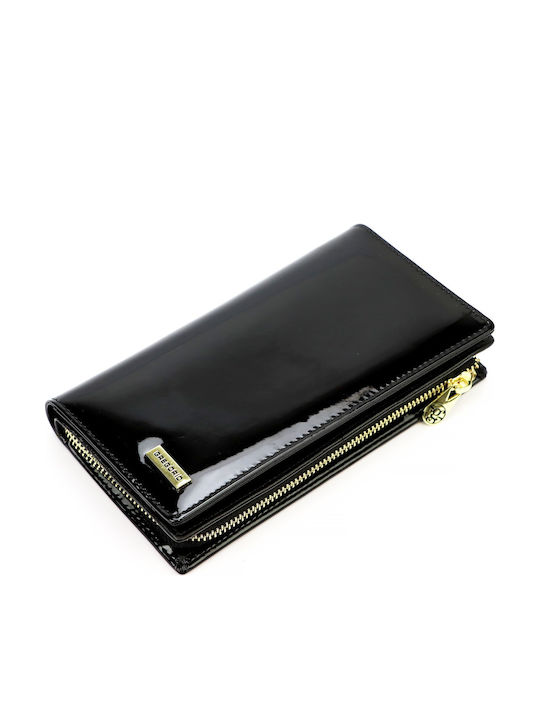 Große Leder Damenbrieftasche mit RFID Gold