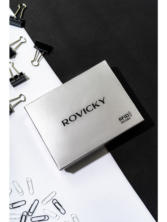 Leather Men's Wallet with RFID Gold
