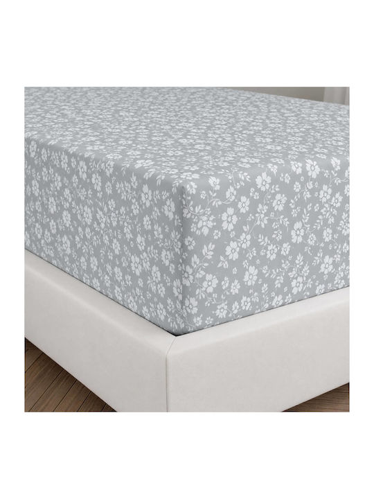 Astron Italy Chiara Σετ Σεντόνια Μονά με Λάστιχο 100x200+30εκ. Chiara Blue (3τμχ)