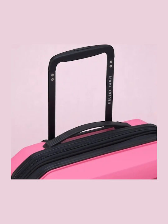 Delsey Anvers Slim Cabin Hard Pink Suitcase Height 54.5cm