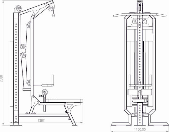 eBoxing Machine EBX Πολυόργανο Γυμναστικής