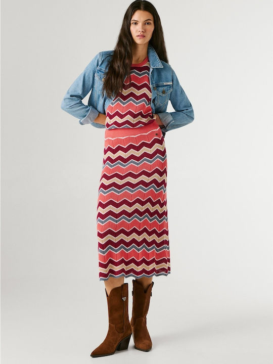 Denim Skirt Multicolour