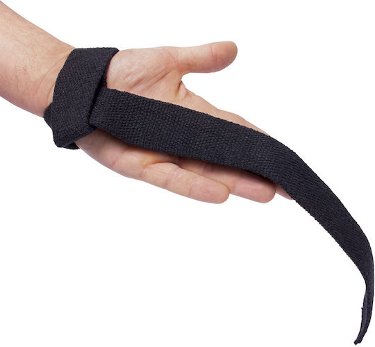 Gorilla Wear Non-Padded Straps Περικάρπια Άρσης Βαρών Μαύρα 2 τμχ