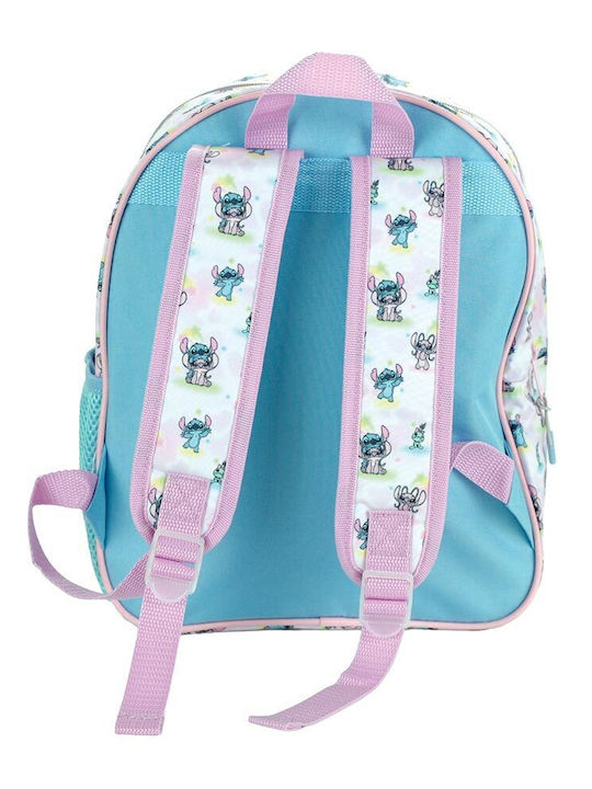 Gim Stitch Kindergarten Backpack with Water Bottle Holder Multicolour 30 x 11 x 34cm