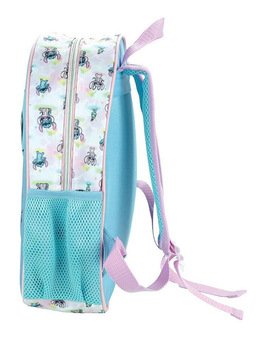 Gim Stitch Kindergarten Backpack with Water Bottle Holder Multicolour 30 x 11 x 34cm