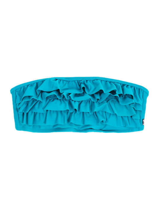 Strapless Bikini Top Γαλάζιο