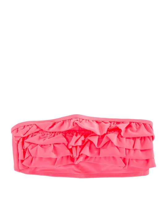 Strapless Bikini Top Φούξια