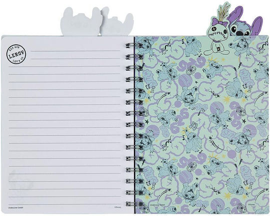 Gim Stitch Blocul De Notițe Spiral A5 Cu Dungi