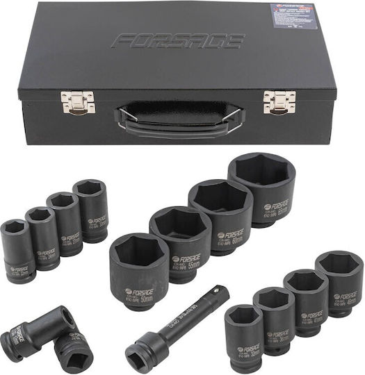 Impact Wrench Set 3/4" 6-point 14pcs