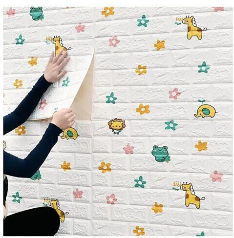 Alista Home Autocolant Decorativ 3D Pentru Perete Copii Spumă 1x77cm 10 Bucăți