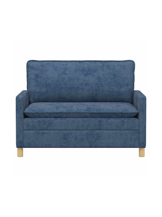 Doppelsitzer Sofa Blau 126x81x87,5cm