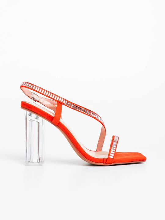 Yfasmátina Damen Sandalen Orange