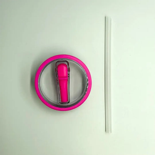 Spare Part Lid-Straw Tumbler 1200 Ml Peach
