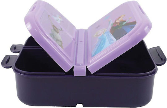 Gim Plastic Kids Food Container Frozen 0.8lt