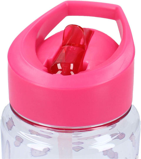 Vadobag Детска Бутилка За Вода Hello Kitty Със Сламка Розова 450ml