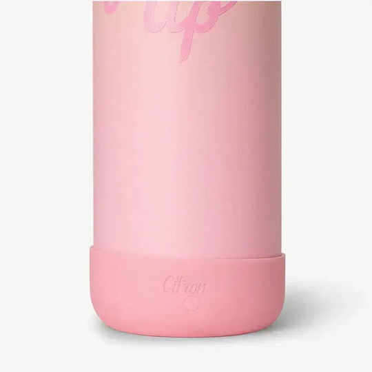 Citron Kids Water Bottle Thermos Stainless Steel with Straw Non Spill Glow Up 750ml