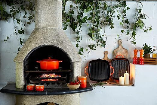 Le Creuset Cast Iron Grill Pan with Enamel Interior Coating 30cm