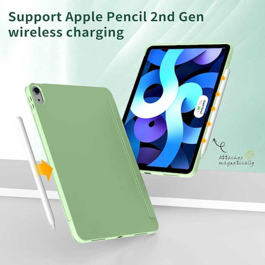 Husă Ipad Air 11 Inch M4 M3 M2 2026-2024 Auto Wake Sleep Ultra Slim Stand Soft Tpu – Verde Menta