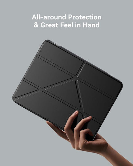 Husă Trifold Magnetică iPad Pro 11 Inch M5 2025 M4 2024 Smart Cover Suport Stilou
